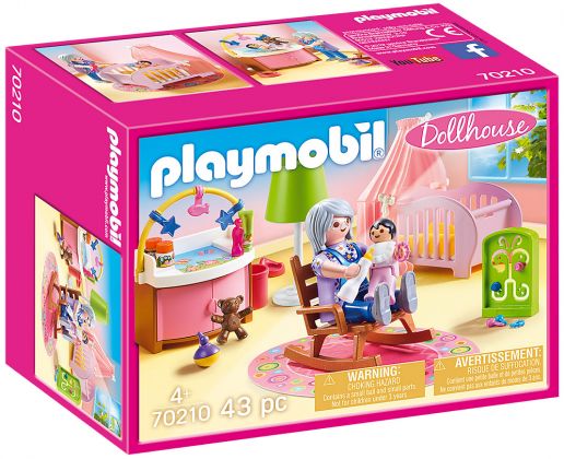 PLAYMOBIL Dollhouse 70210 Chambre de bébé