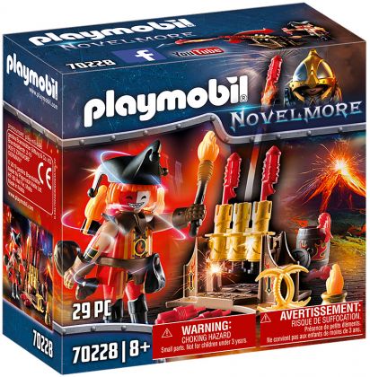 PLAYMOBIL Novelmore 70228 Burnham Raider Maître du Feu