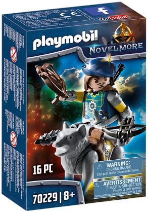 PLAYMOBIL Novelmore 70229 Arbalétrier Novelmore et loup