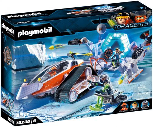 PLAYMOBIL Top Agents 70230 Véhicule de commande de la Spy Team