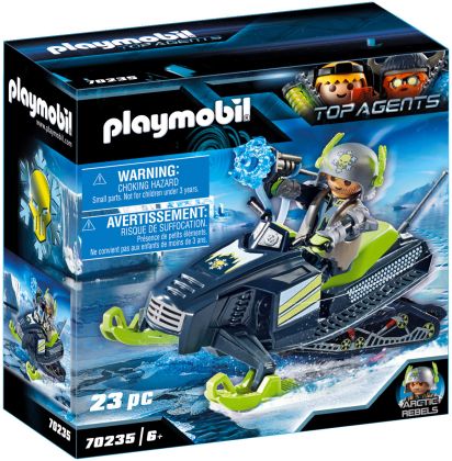 PLAYMOBIL Top Agents 70235 Rebelle arctique et scooter des neiges