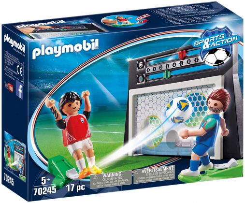 PLAYMOBIL Sports & Action 70245 Cage avec tirs aux buts