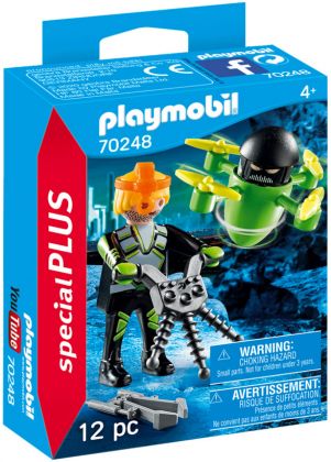 PLAYMOBIL Special Plus 70248 Agent avec drone