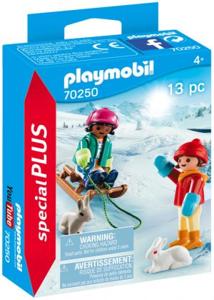 PLAYMOBIL Special Plus 70250 Enfants avec luge