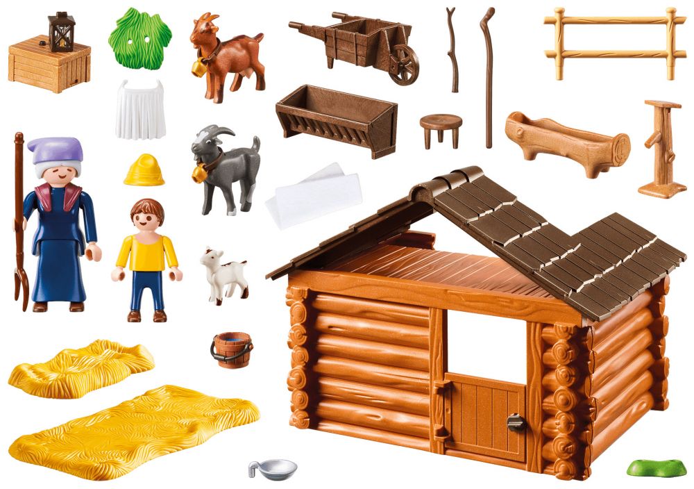 Soldes Playmobil Heidi avec grand-père et chalet (70253) 2024 au meilleur  prix sur