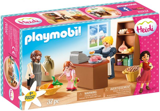 PLAYMOBIL Heidi 70257 Epicerie de la famille Keller