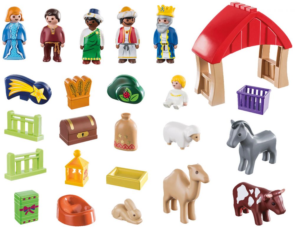 Calendrier de l'avent Playmobil Grande crèche de noël