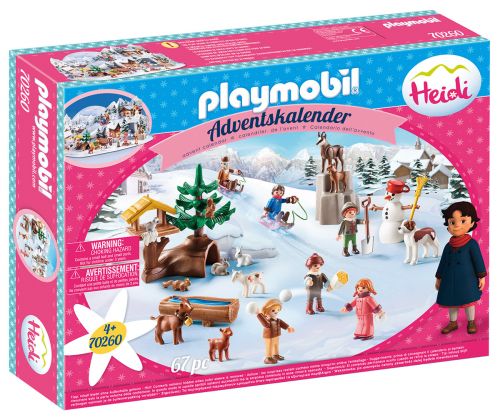 PLAYMOBIL Heidi 70260 Calendrier de l'Avent 