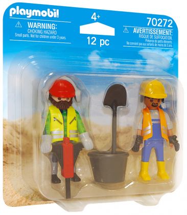 PLAYMOBIL City Action 70272 Ouvriers de chantier