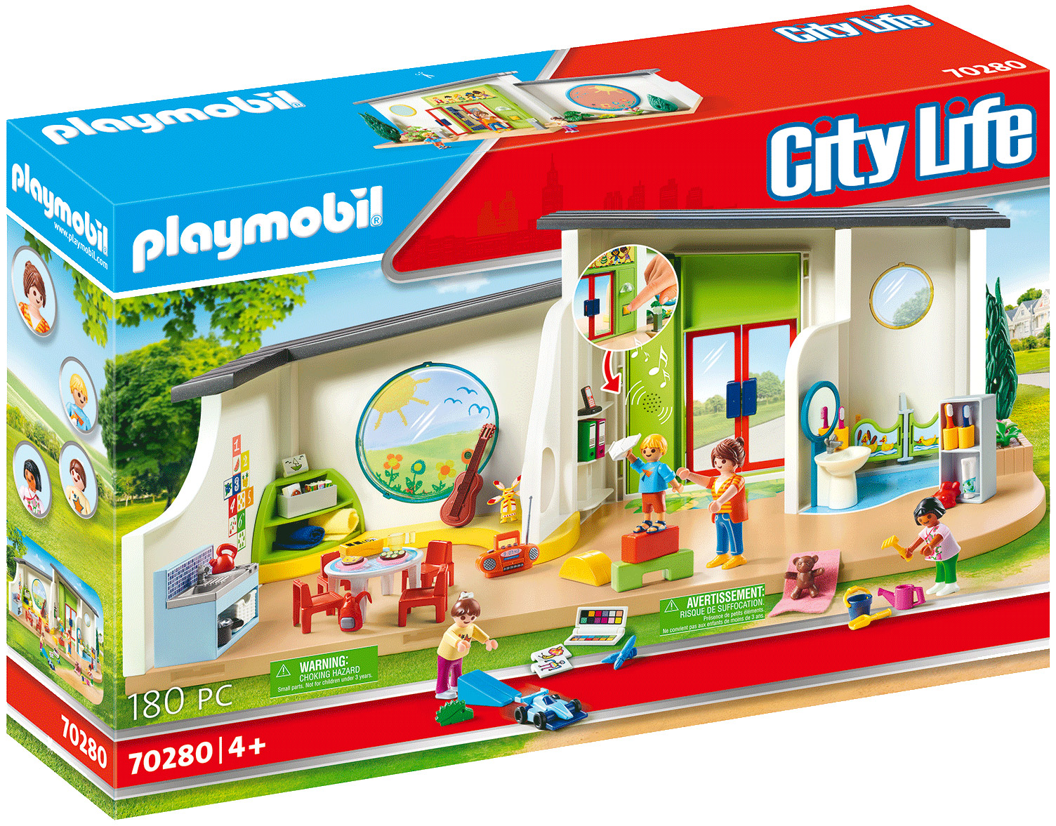 Playmobil City Life 9368 pas cher, Garage avec emplacements pour vélos