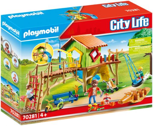PLAYMOBIL City Life 70281 Parc de jeux et enfants