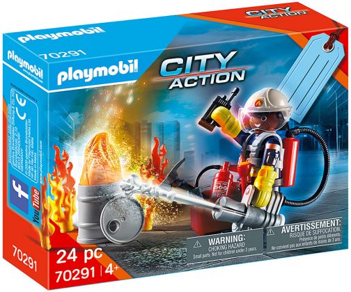 PLAYMOBIL City Action 70291 Set cadeau Pompier