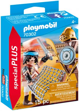 PLAYMOBIL Special Plus 70302 Gladiateur avec armes