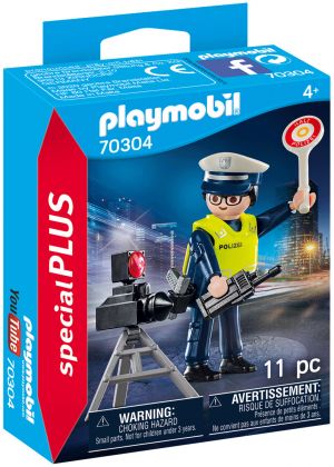 PLAYMOBIL Special Plus 70304 Policier avec radar