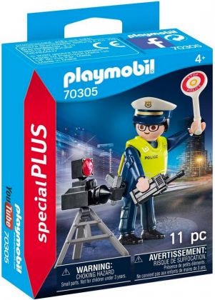 PLAYMOBIL Special Plus 70305 Policier avec radar