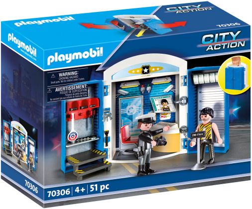 PLAYMOBIL City Action 70306 Coffre Commissariat de police