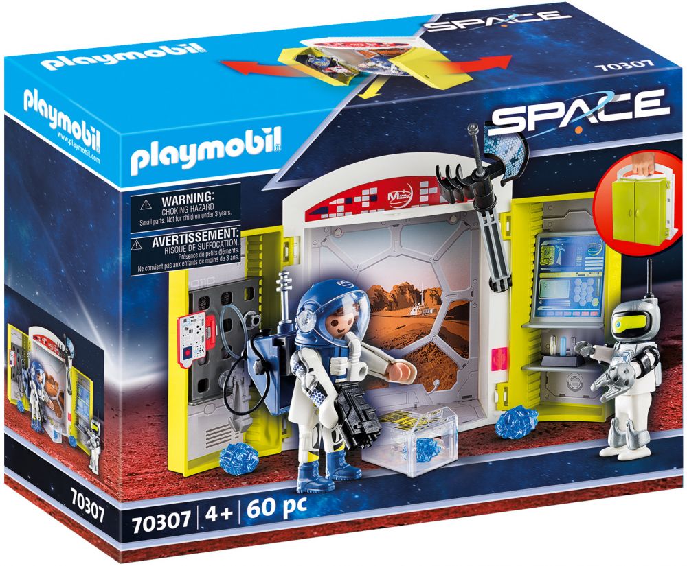 Playmobil Space 70307 pas cher, Coffre Base spatiale