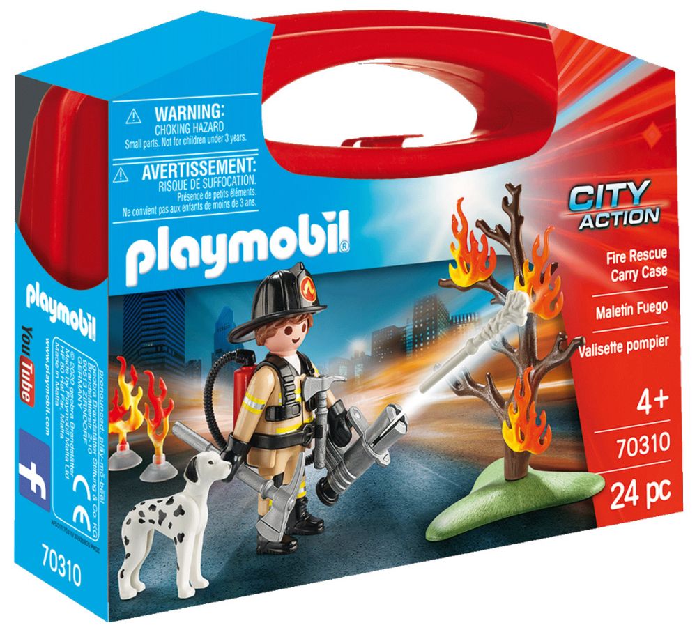 Caserne de pompiers Playmobil . Enfants 3 ans - Playmobil - 3 ans