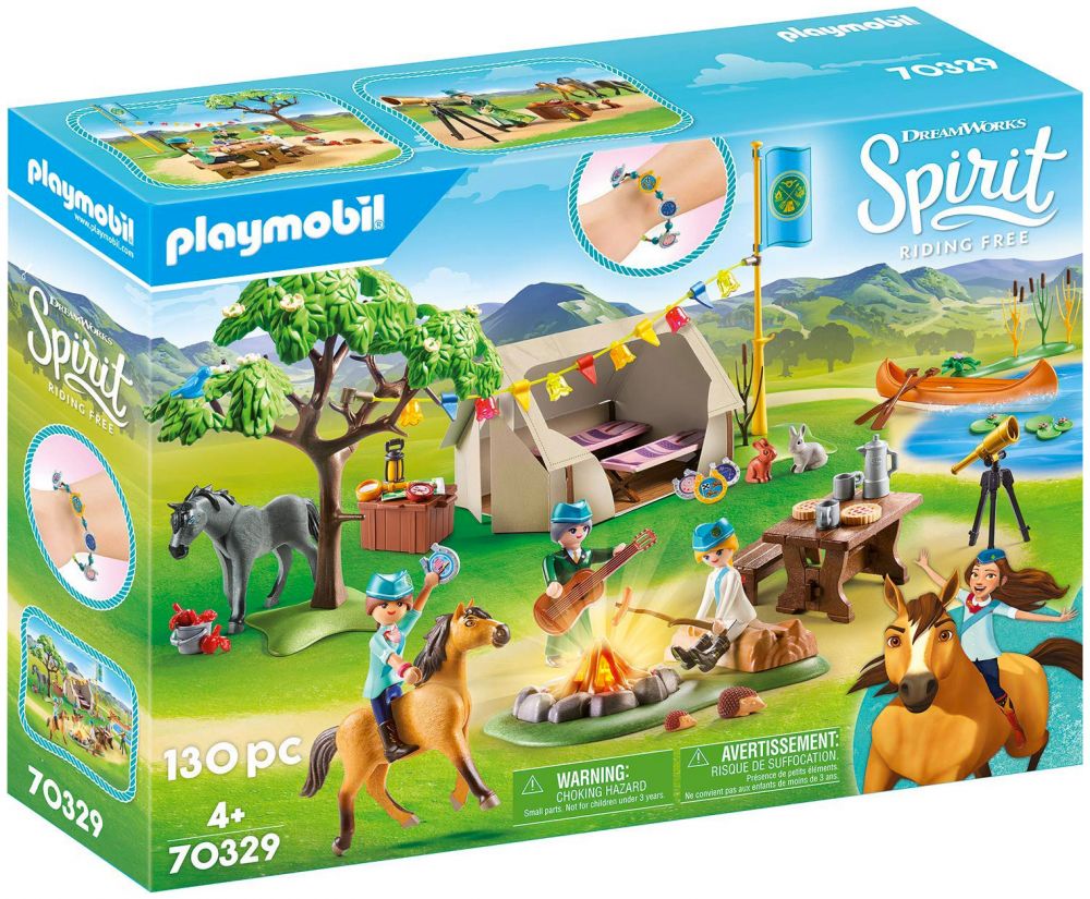 Playmobil Spirit 70118 Grange avec Lucky, Apo et Abigaëlle - Playmobil -  Achat & prix