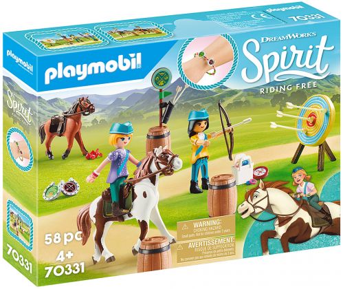 PLAYMOBIL Spirit - Riding Free 70331 Base d'entrainement