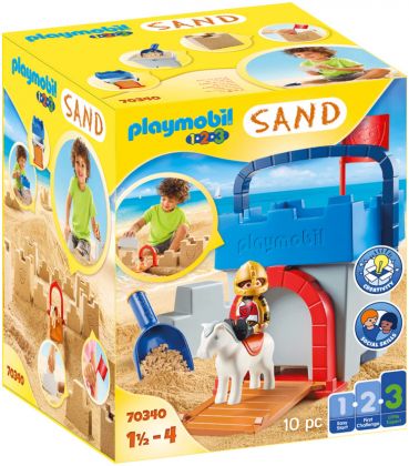 PLAYMOBIL 123 70340 Sand : Château chevalier des sables