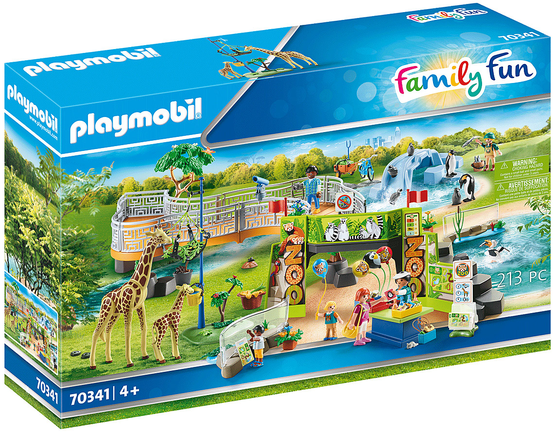 Playmobil Family Fun 70341 pas cher, Parc Animalier