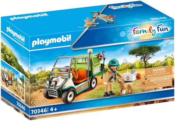 PLAYMOBIL Family Fun 70346 Vétérinaire et véhicule tout terrain