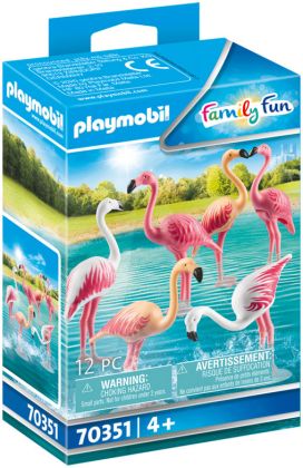 PLAYMOBIL Family Fun 70351 Groupe de flamants roses