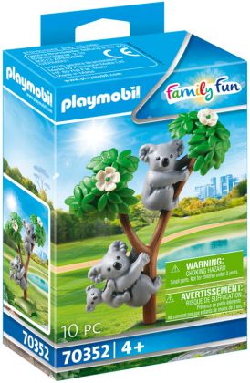 PLAYMOBIL Family Fun 70352 Couple de koalas avec bébé