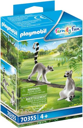 PLAYMOBIL Family Fun 70355 2 lémuriens