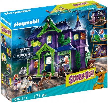 PLAYMOBIL Scooby-Doo! 70361 Histoires dans le Manoir Hanté