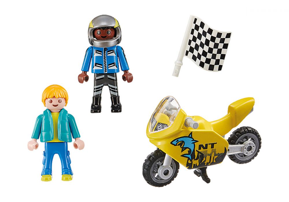 Playmobil Special Plus 4698 pas cher, Enfant et motocross