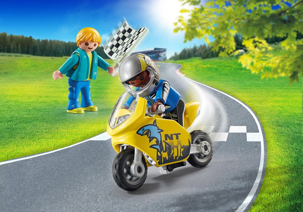 Playmobil Special Plus 4698 pas cher, Enfant et motocross