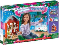 Calendrier De L'Avent Playmobil 1.2.3 - Père Noël Et Animaux De La Forêt (24 Surprises)
