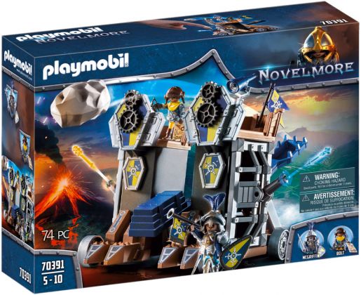 PLAYMOBIL Novelmore 70391 Tour d'attaque mobile des chevaliers Novelmore