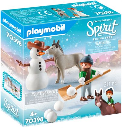 PLAYMOBIL Spirit - Riding Free 70398 La Mèche et Monsieur Carotte en hiver