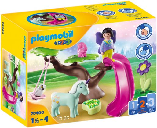 PLAYMOBIL 123 70400 Aire de jeux des fées