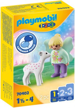 PLAYMOBIL 123 70402 Fée avec faon