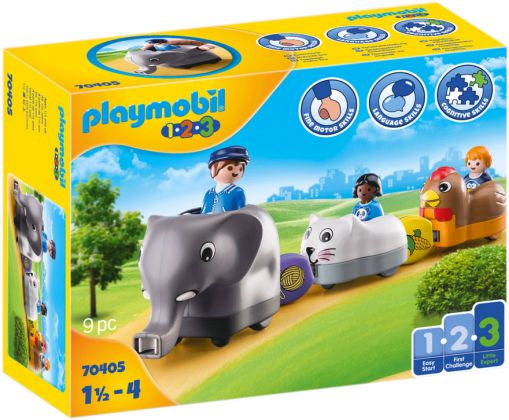 PLAYMOBIL 123 70405 Train des animaux