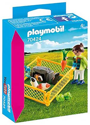 PLAYMOBIL Special Plus 70424 L'enfant et les cochons d'Inde