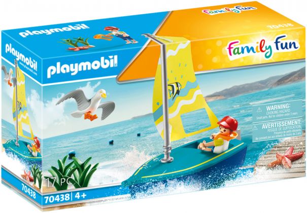 PLAYMOBIL Family Fun 70438 Enfant avec voilier