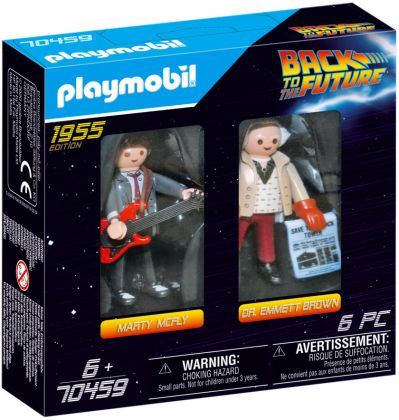 PLAYMOBIL Back to the Future 70459 Marty Mcfly et Dr. Emmett Brown (Retour vers le futur)