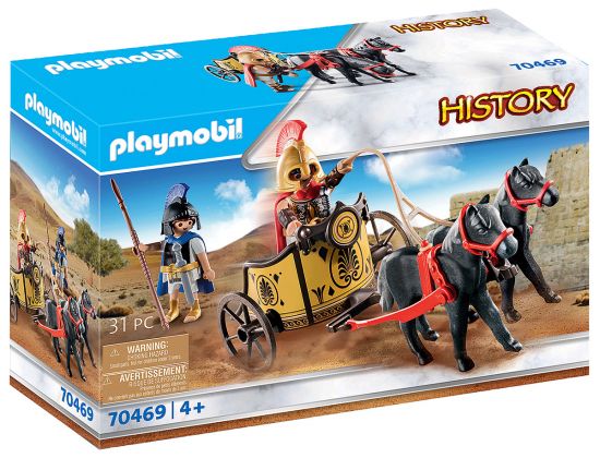 PLAYMOBIL History 70469 Achille et Patrocle avec char