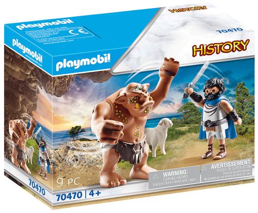 PLAYMOBIL History 70470 Ulysse et Polyphème