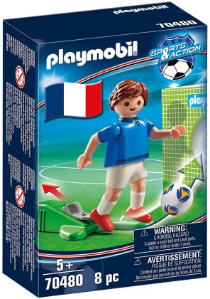 PLAYMOBIL Sports & Action 70480 Joueur Français - A
