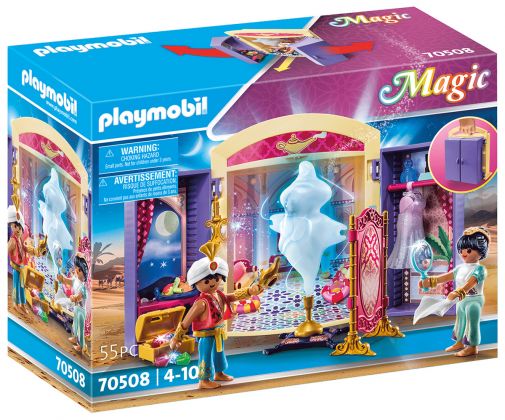 PLAYMOBIL Magic 70508 Princesse et génie Play Box