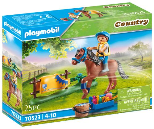 PLAYMOBIL Country 70523 Cavalier avec poney brun