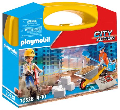 PLAYMOBIL City Action 70528 Valisette Chantier de construction