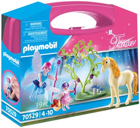 PLAYMOBIL Fairies 70529 Valisette Fées et licorne