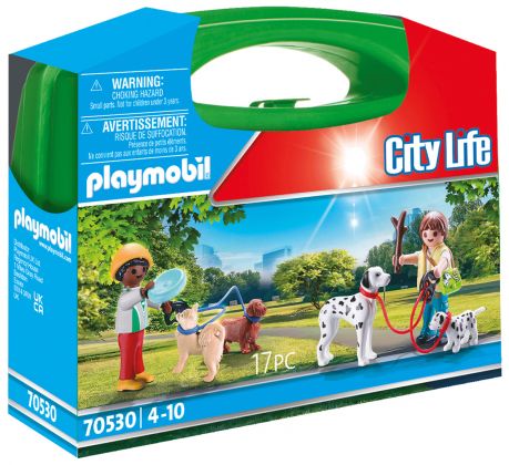 PLAYMOBIL City Life 70530 Valisette Enfants et chiens